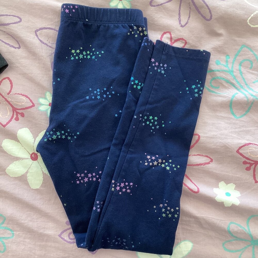 Jumping Beans Tough Cotton Tapered Leggings with Stars Size 8